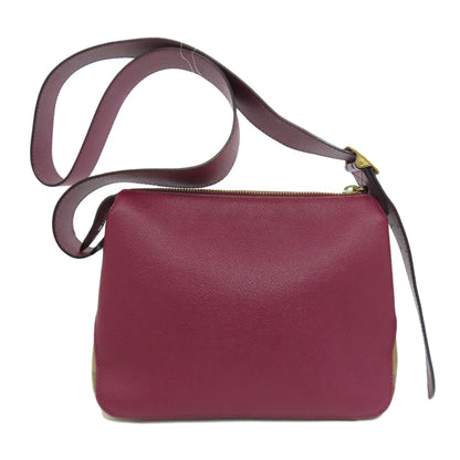 BURBERRY バーバリー ロゴ ショルダーバッグ レザー レディース 中古