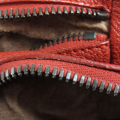 BOTTEGA VENETA ボッテガヴェネタ ロゴ ハンドバッグ レザー レディース 中古