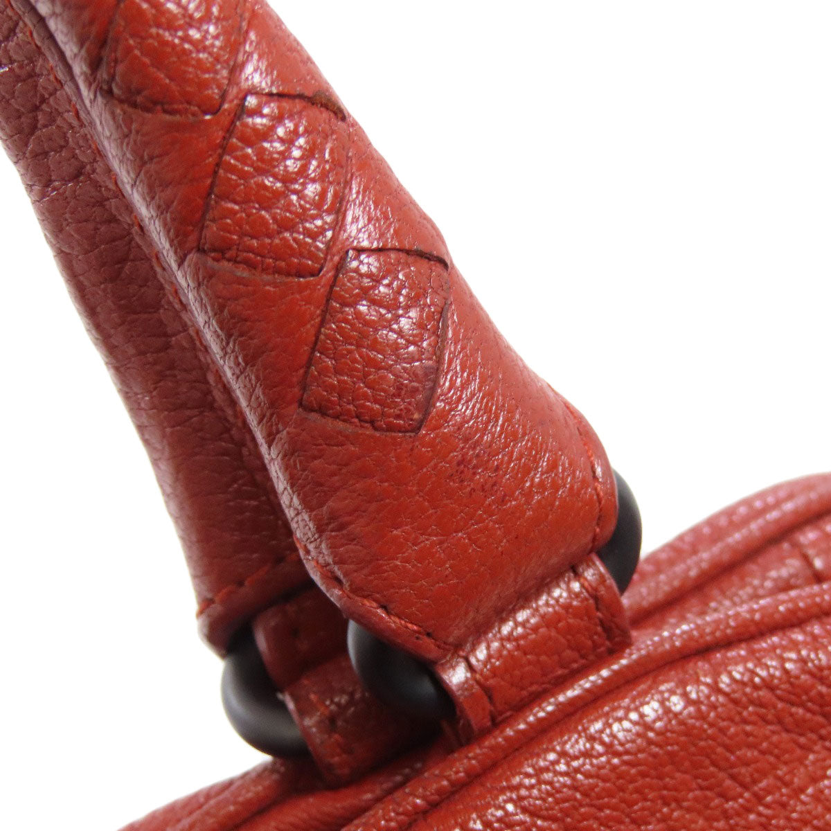 BOTTEGA VENETA ボッテガヴェネタ ロゴ ハンドバッグ レザー レディース 中古