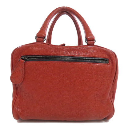 BOTTEGA VENETA ボッテガヴェネタ ロゴ ハンドバッグ レザー レディース 中古