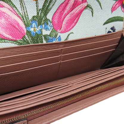 GUCCI グッチ 376186 スウィング 長財布（小銭入れあり） レザー レディース 中古