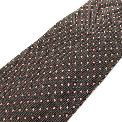 GUCCI グッチ ロゴ ドット柄 ネクタイ ウール メンズ 中古