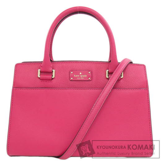 kate spade ケイトスペード 2WAY ハンドバッグ レザー レディース 中古
