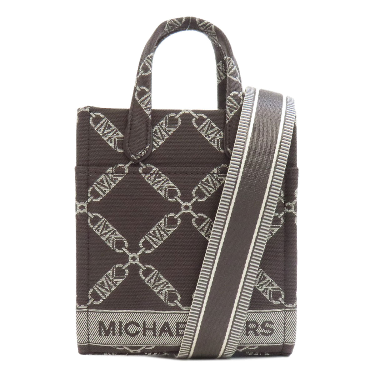 Michael Kors マイケルコース GIGI 2WAY ハンドバッグ キャンバス レディース 中古