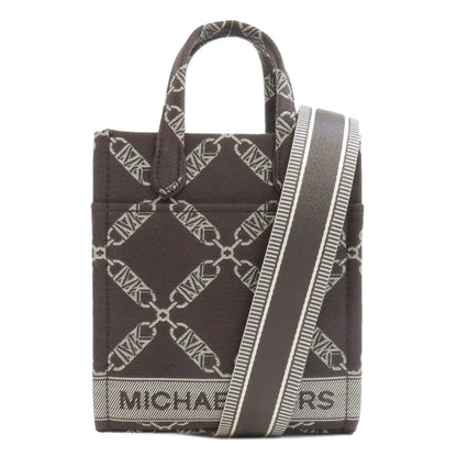 Michael Kors マイケルコース GIGI 2WAY ハンドバッグ キャンバス レディース 中古