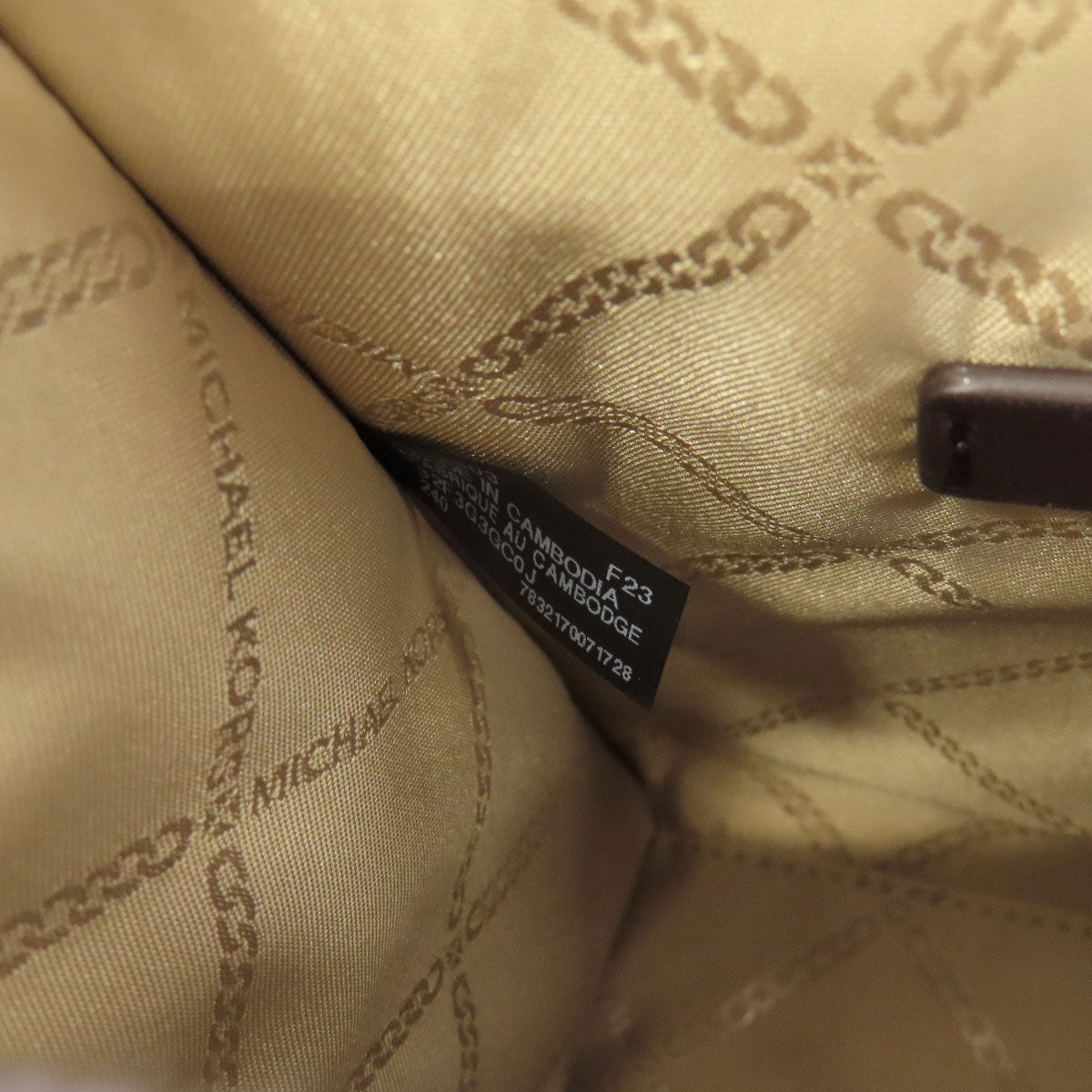 Michael Kors マイケルコース GIGI 2WAY ハンドバッグ キャンバス レディース 中古