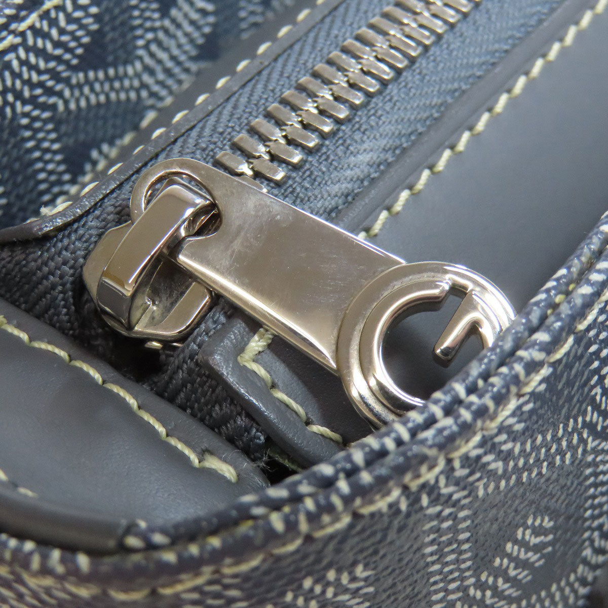GOYARD ゴヤール ヘリンボーン柄 トートバッグ PVC レディース 中古
