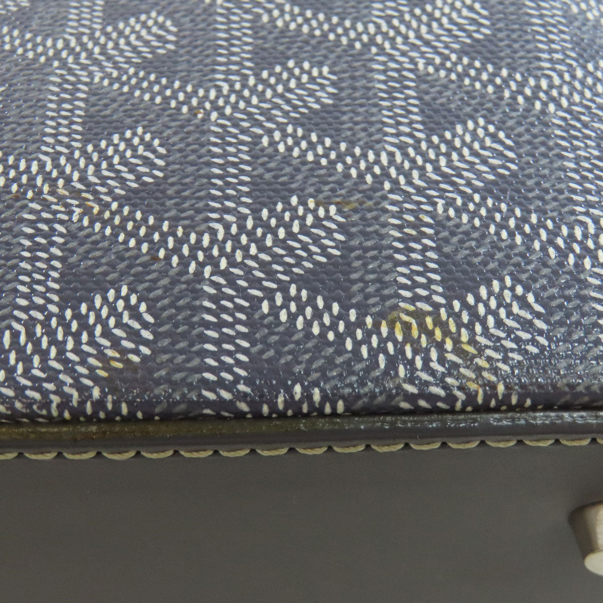 GOYARD ゴヤール ヘリンボーン柄 トートバッグ PVC レディース 中古