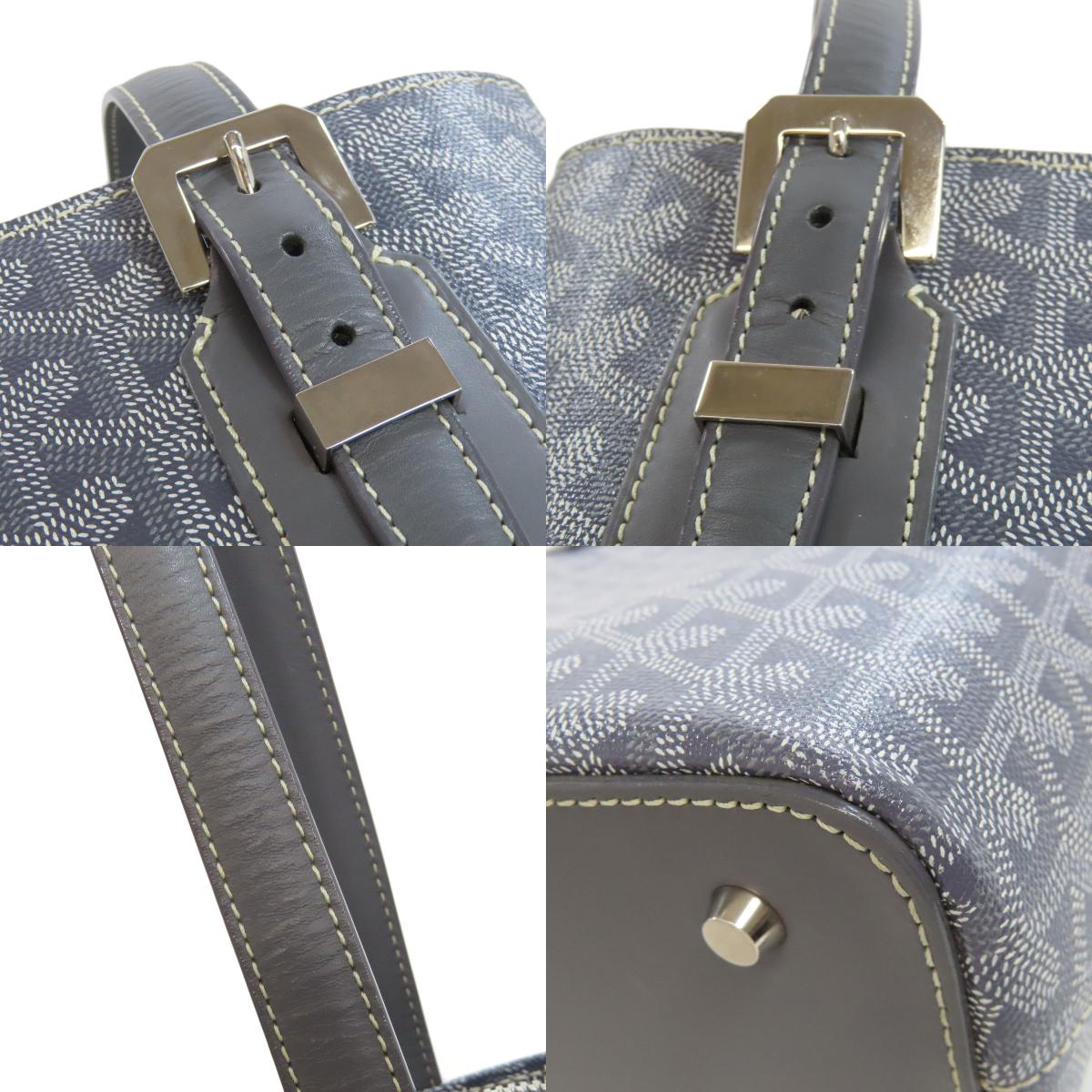GOYARD ゴヤール ヘリンボーン柄 トートバッグ PVC レディース 中古