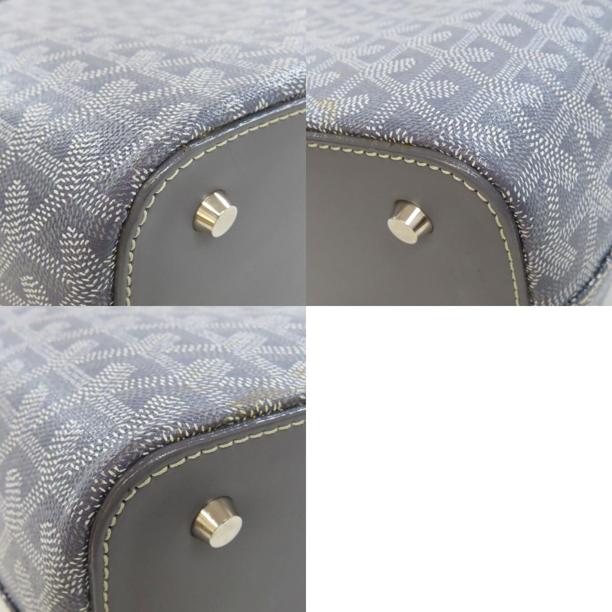 GOYARD ゴヤール ヘリンボーン柄 トートバッグ PVC レディース 中古