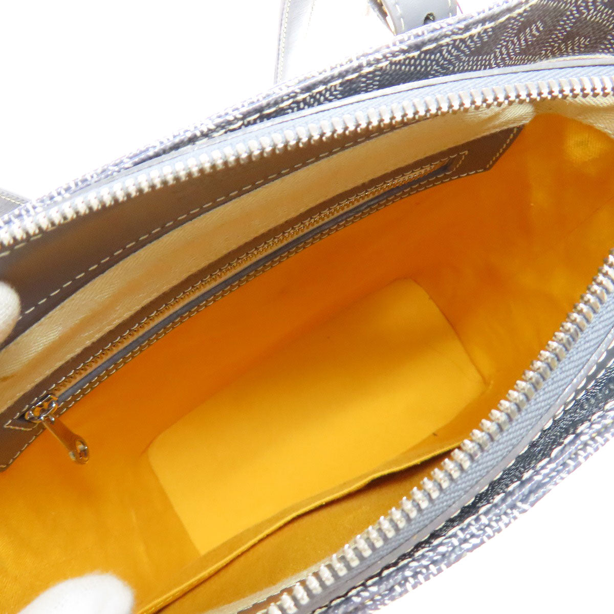 GOYARD ゴヤール ヘリンボーン柄 トートバッグ PVC レディース 中古
