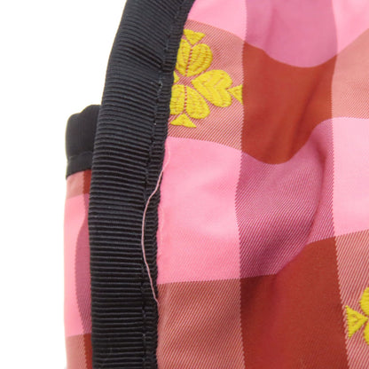kate spade ケイトスペード モーリー チェック柄 2WAY ハンドバッグ ナイロン レディース 中古