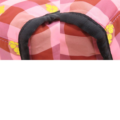 kate spade ケイトスペード モーリー チェック柄 2WAY ハンドバッグ ナイロン レディース 中古