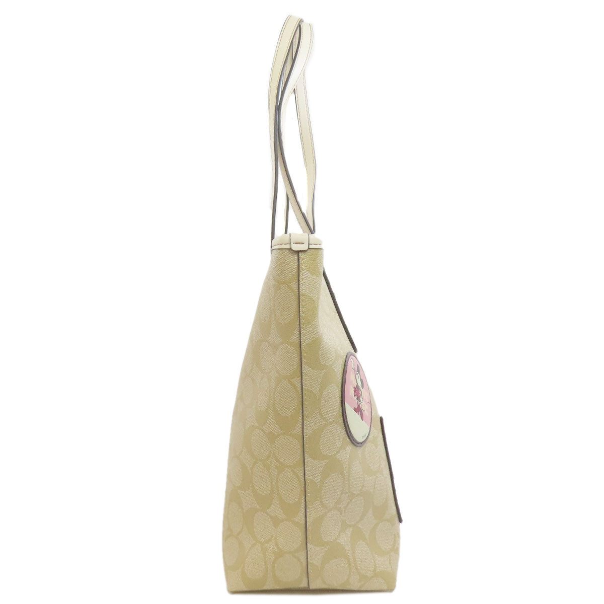COACH コーチ F29358 ミッキーコラボ ディズニー トートバッグ PVC レディース 中古