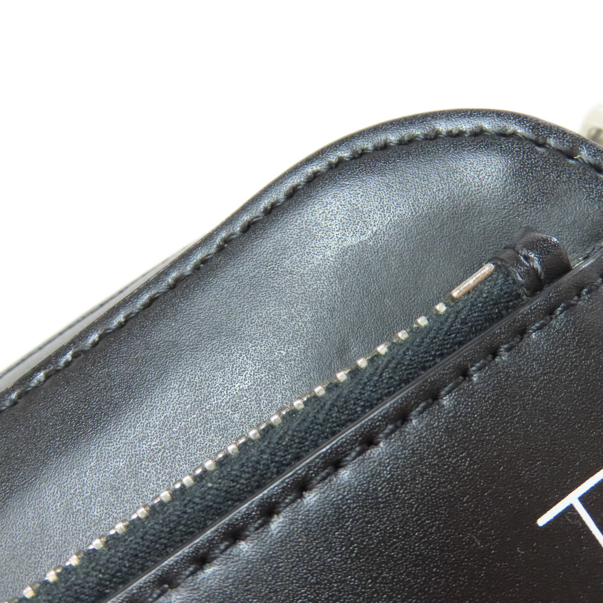 VALENTINO バレンティノ ロゴ ショルダーバッグ レザー レディース 中古
