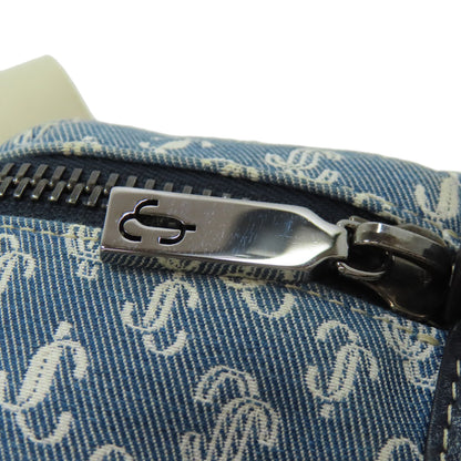 Jimmy Choo ジミーチュウ ロゴモチーフ ボディバッグ キャンバス レディース 中古