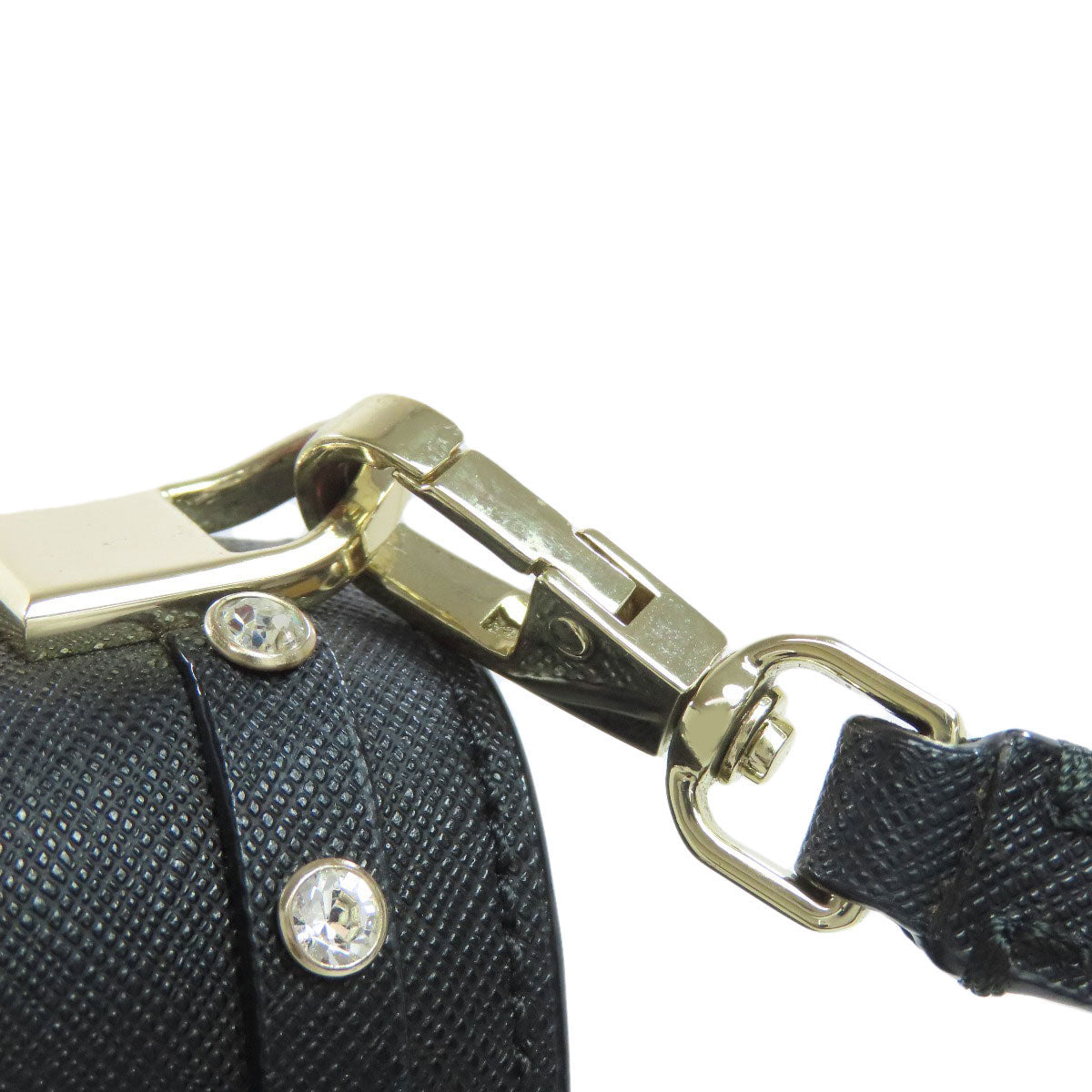 kate spade ケイトスペード SMALL BYRDIE リボン ビジュー ショルダーバッグ レザー レディース 中古