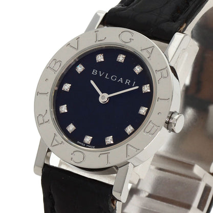 BVLGARI ブルガリ BB26SL ブルガリブルガリ 12P ダイヤモンド 腕時計 SS レディース 中古