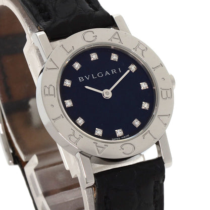 BVLGARI ブルガリ BB26SL ブルガリブルガリ 12P ダイヤモンド 腕時計 SS レディース 中古