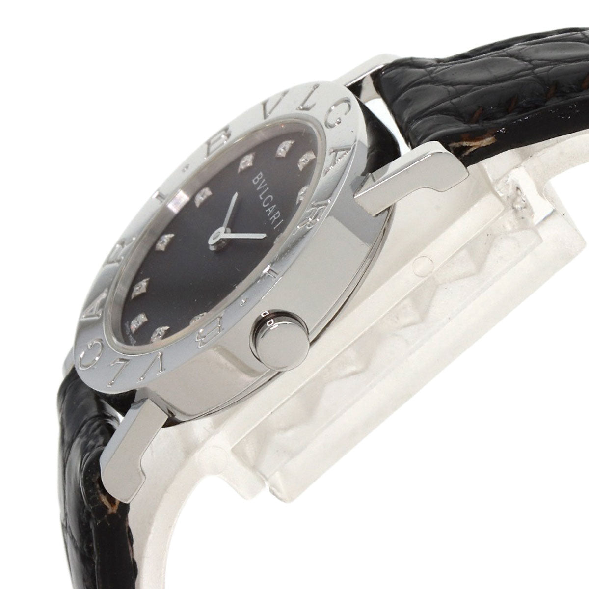BVLGARI ブルガリ BB26SL ブルガリブルガリ 12P ダイヤモンド 腕時計 SS レディース 中古
