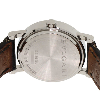 BVLGARI ブルガリ BB26SL ブルガリブルガリ 12P ダイヤモンド 腕時計 SS レディース 中古