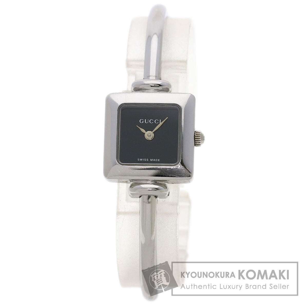 GUCCI グッチ 1900L スクエアフェイス 腕時計 SS レディース 中古