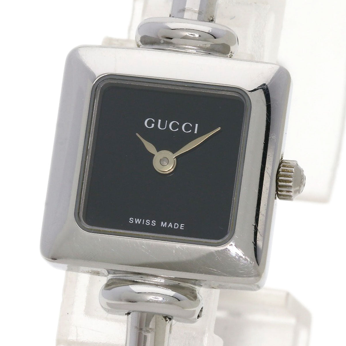 GUCCI グッチ 1900L スクエアフェイス 腕時計 SS レディース 中古