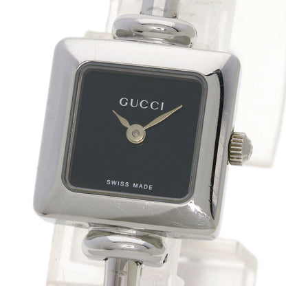 GUCCI グッチ 1900L スクエアフェイス 腕時計 SS レディース 中古