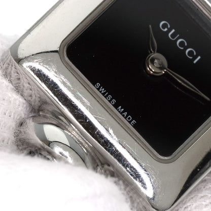 GUCCI グッチ 1900L スクエアフェイス 腕時計 SS レディース 中古