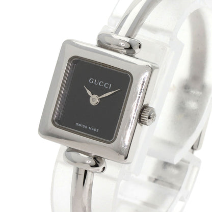 GUCCI グッチ 1900L スクエアフェイス 腕時計 SS レディース 中古
