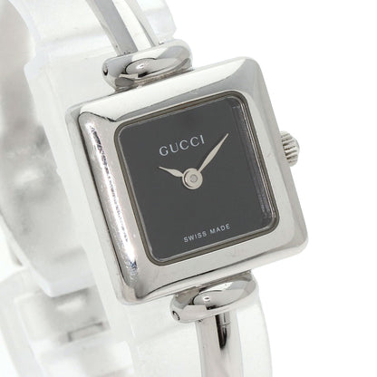 GUCCI グッチ 1900L スクエアフェイス 腕時計 SS レディース 中古