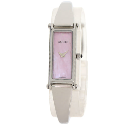 GUCCI グッチ 1500L スクエアフェイス 腕時計 SS レディース 中古