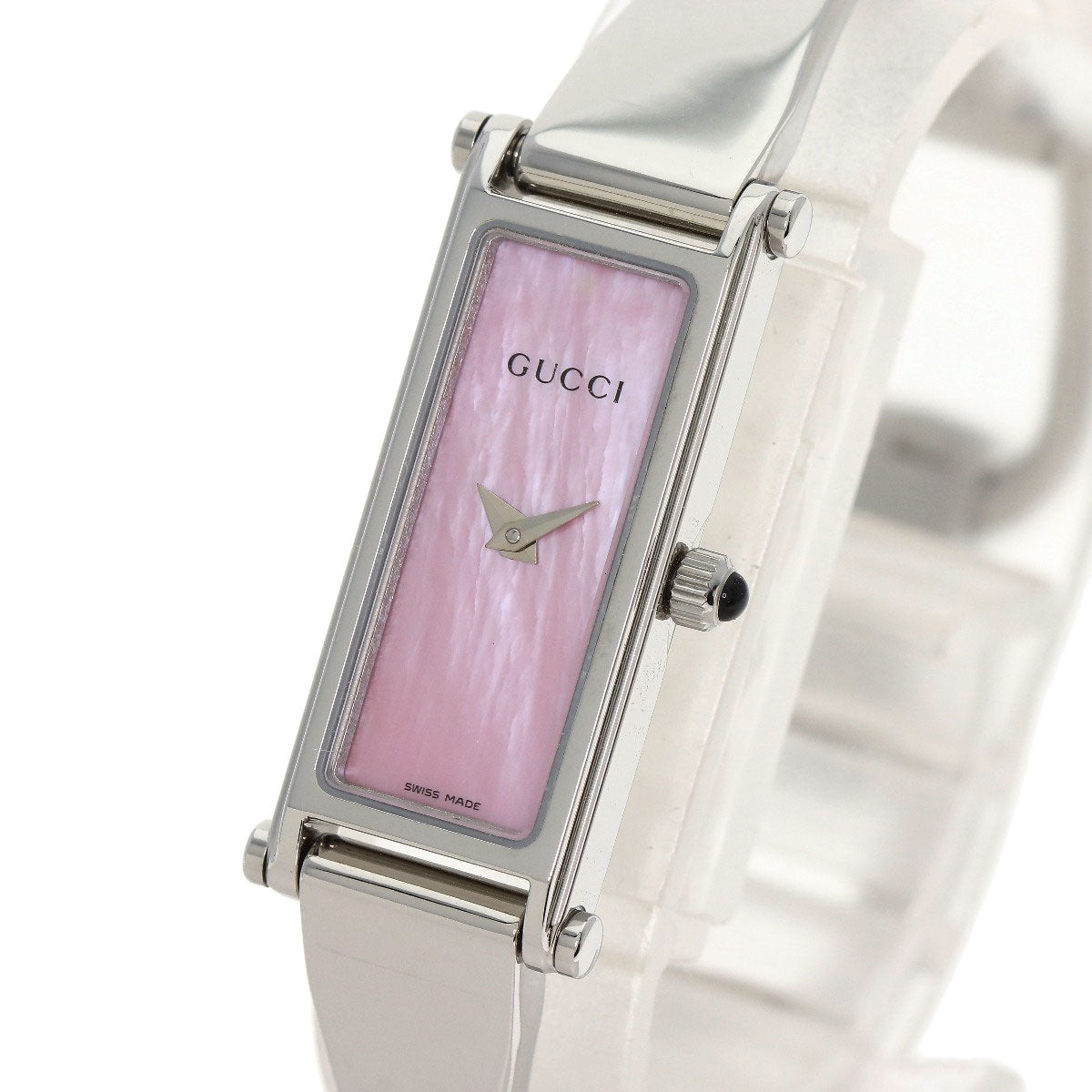 GUCCI グッチ 1500L スクエアフェイス 腕時計 SS レディース 中古