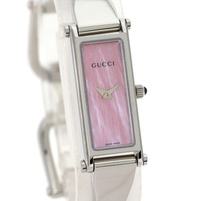 GUCCI グッチ 1500L スクエアフェイス 腕時計 SS レディース 中古