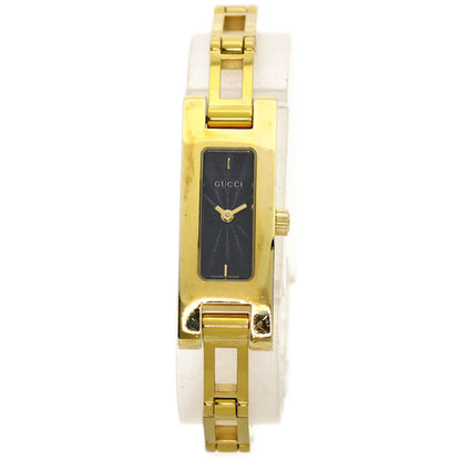 GUCCI グッチ 3900L スクエアフェイス 腕時計 GP レディース 中古