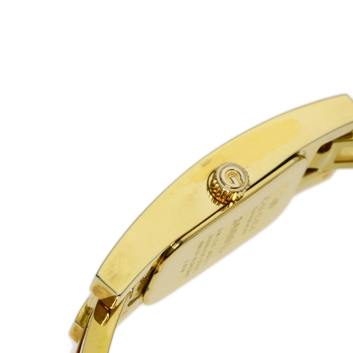 GUCCI グッチ 3900L スクエアフェイス 腕時計 GP レディース 中古