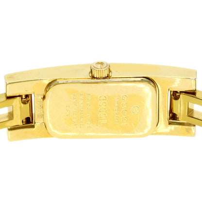 GUCCI グッチ 3900L スクエアフェイス 腕時計 GP レディース 中古