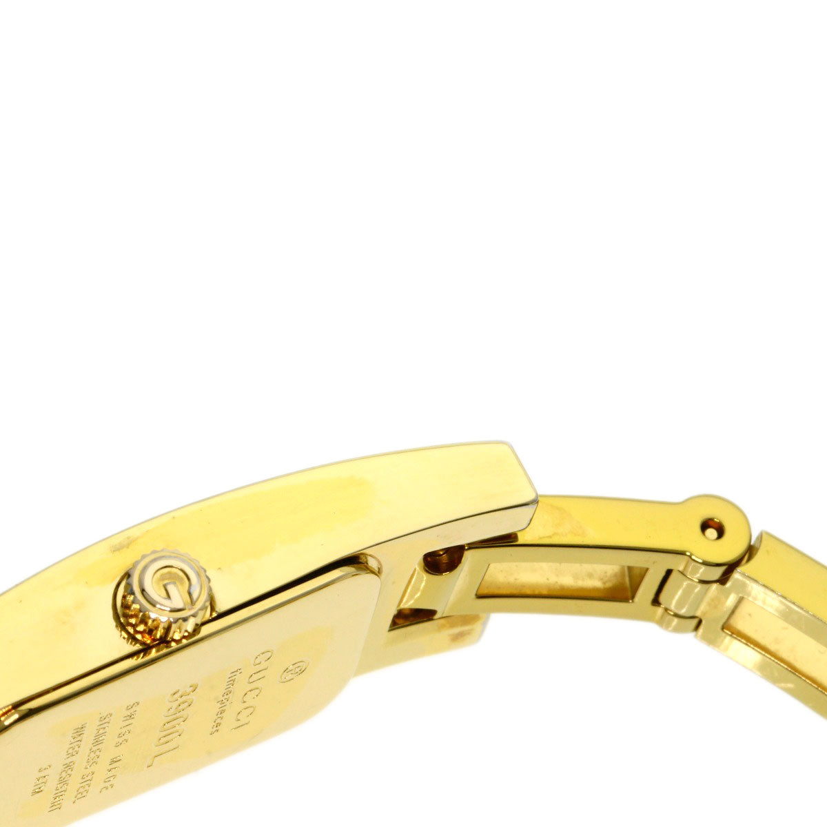 GUCCI グッチ 3900L スクエアフェイス 腕時計 GP レディース 中古