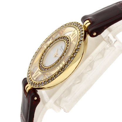 Chopard ショパール S20/5558 ハッピーダイヤモンド 腕時計 K18YG レディース 中古