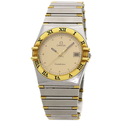 OMEGA オメガ コンステレーション フラットベゼル 腕時計 SS メンズ 中古