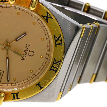 OMEGA オメガ コンステレーション フラットベゼル 腕時計 SS メンズ 中古