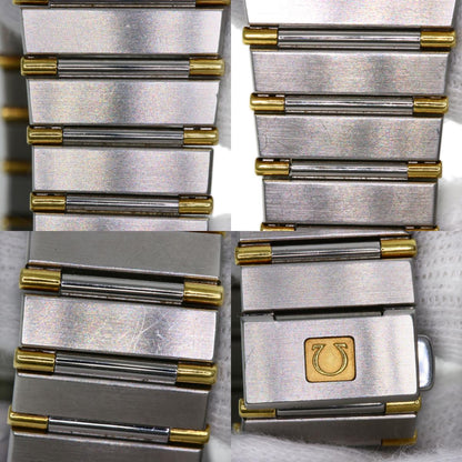 OMEGA オメガ コンステレーション フラットベゼル 腕時計 SS メンズ 中古