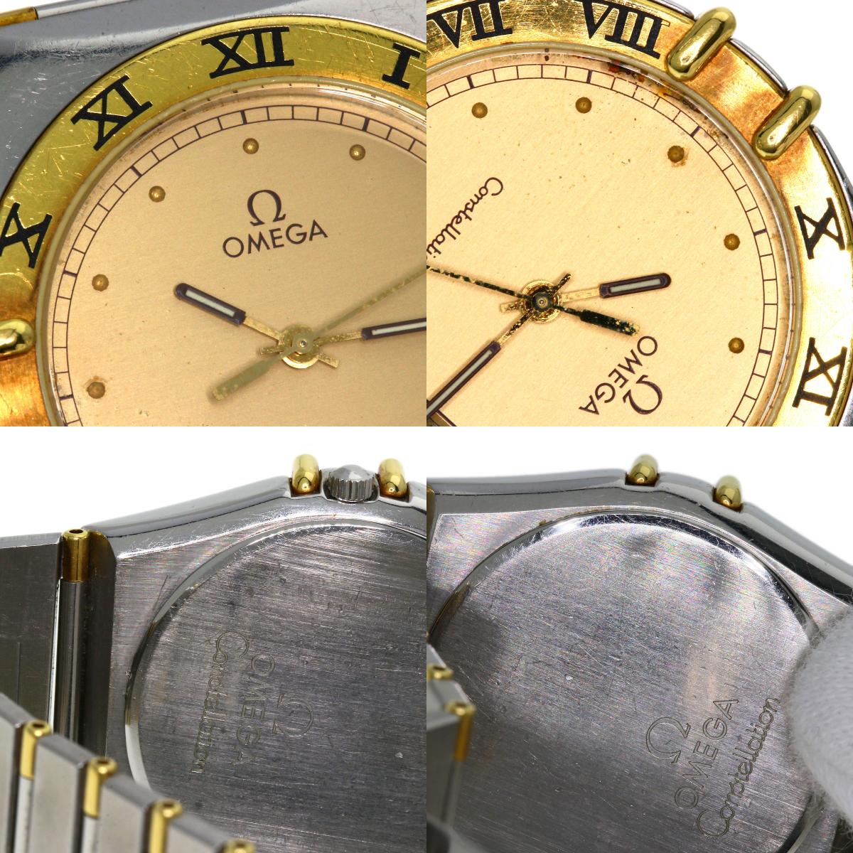 OMEGA オメガ コンステレーション フラットベゼル 腕時計 SS メンズ 中古