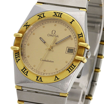 OMEGA オメガ コンステレーション フラットベゼル 腕時計 SS メンズ 中古