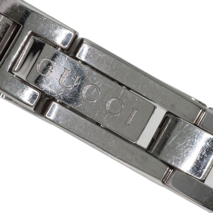 GUCCI グッチ 110 スクエアフェイス 3P ダイヤモンド 腕時計 SS レディース 中古