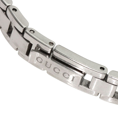 GUCCI グッチ 110 スクエアフェイス 3P ダイヤモンド 腕時計 SS レディース 中古