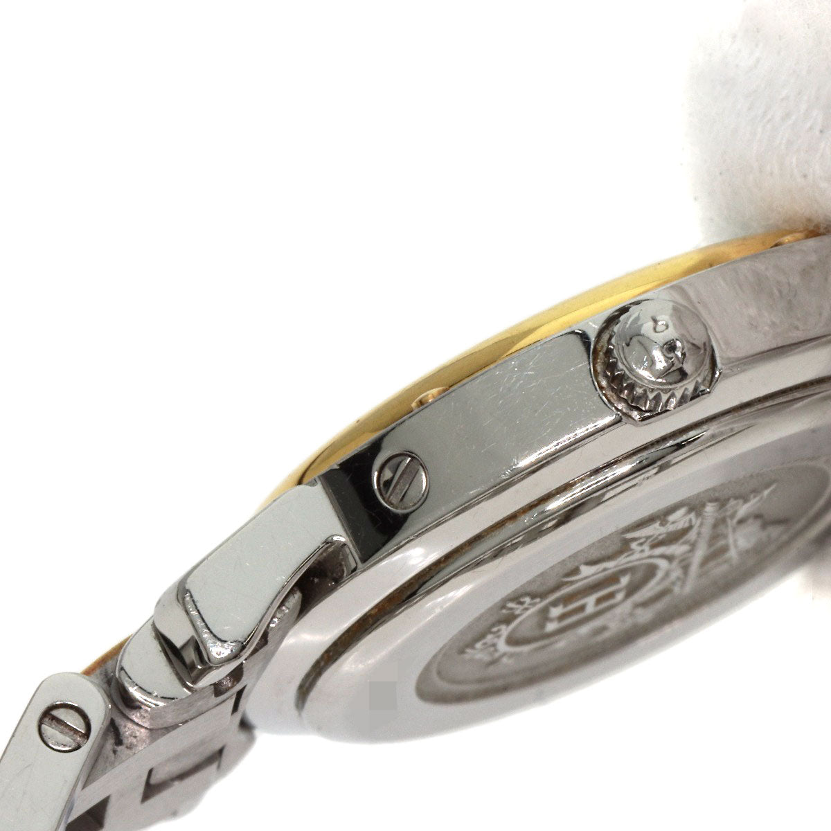 HERMES エルメス CL4.220 クリッパー 腕時計 SS レディース 中古