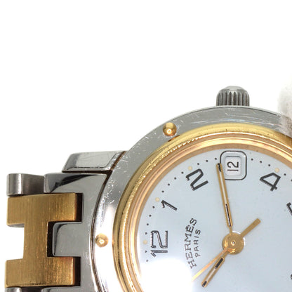 HERMES エルメス CL4.220 クリッパー 腕時計 SS レディース 中古