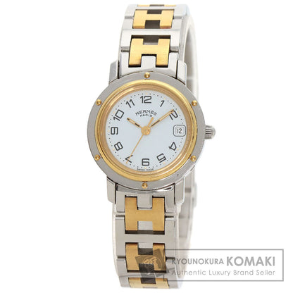 HERMES エルメス CL4.220 クリッパー 腕時計 SS レディース 中古