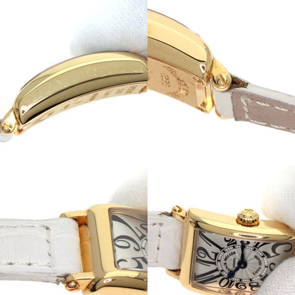 FRANCK MULLER フランクミュラー 802QZ ロングアイランド 腕時計 K18YG レディース 中古